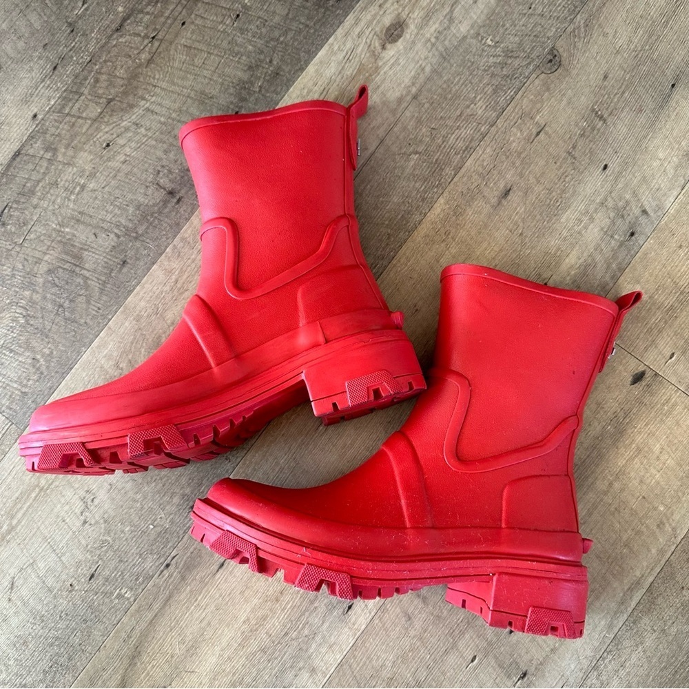 Rag & Bone Shiloh Rainboots in Fire Red - Picture 6 of 14